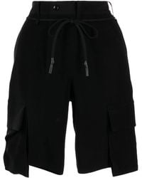 Yohji Yamamoto - Cargo-Pocket Cotton Shorts - Lyst