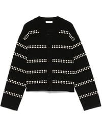 Sandro - Cardigan Mit Nieten - Lyst