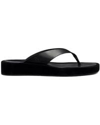 Reformation - Eden Platform Thong Sandals - Lyst