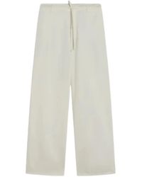 Semicouture - Vaqueros Rectos Con Cordones - Lyst