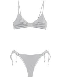 Mc2 Saint Barth - Shimmer-Effect Bikini - Lyst