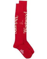 Vivienne Westwood - Logo-Print Orb-Motif Socks - Lyst
