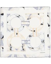 Ferragamo - Brezza4Ga Silk Scarf - Lyst