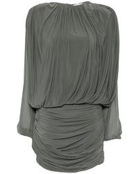 Magda Butrym - Ruched Gathered-Detailing Mini Dress - Lyst