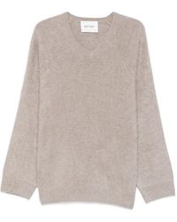 Soft Goat - Brushed V-Neck Sweater - Lyst