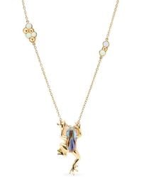 Bibi Van Der Velden - Frog Opal And Quartz Necklace - Lyst