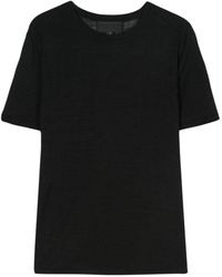 Nili Lotan - Kimena Fijngebreid T-shirt - Lyst