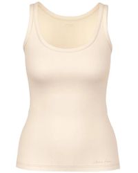 Marc Cain - Scoop-Neck Ribbed Top - Lyst