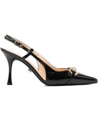 SERGIO MORETTI FIRENZE - Slingback-Pumps Mit Horsebit-Detail - Lyst