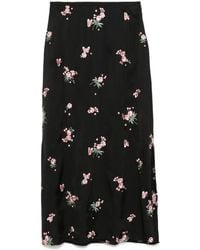 RIXO London - Floral-Embroidered Mini Dress - Lyst