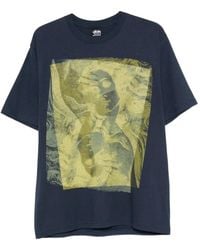 Stussy - Double Venus Tee Graphic-Print Cotton T-Shirt - Lyst