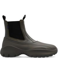 Burberry - ラウンドトゥ ブーツ - Lyst
