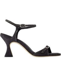 CAREL PARIS - 70Mm Sling Back Denim Heeled Sandals - Lyst