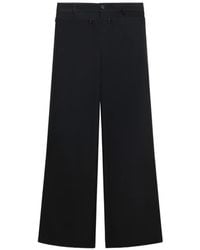 Marni - Technical Wool Trousers With Buttoned Flap - Lyst