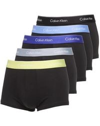 Calvin Klein - Low Rise Trunk 5Pk - Lyst
