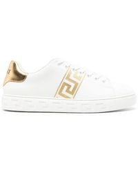 Versace - Sneakers With Embroidery - Lyst