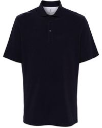 Brunello Cucinelli - Piqué-weave Cotton Polo Shirt - Lyst