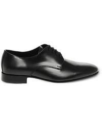 Corneliani - Brushed Leather Derby Shoes - Lyst