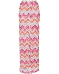 Missoni - Zigzag-woven Knitted Long Skirt - Lyst