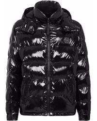 Philipp Plein - High-shine Padded Jacket - Lyst