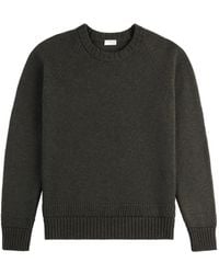 Fay - Elbow Patch Crew-Neck Sweater - Lyst