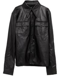 Willy Chavarria - Chente Leather Shirt - Lyst