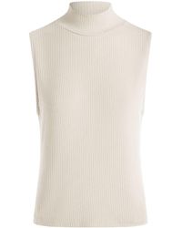 Varley - Roll-neck ribbed tank top - Lyst