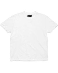 Les Tien - T-Shirt En Coton À Col Montant - Lyst