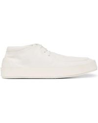 Marsèll - Leather Lace-Up Derby Shoes - Lyst