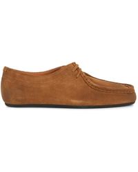 Jil Sander - Lace-Up Suede Loafers - Lyst