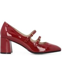Pinko - Patent-Finish Double-Strap Pumps - Lyst