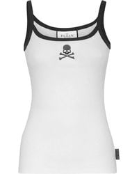 Philipp Plein - Skull-Print Tank Top - Lyst