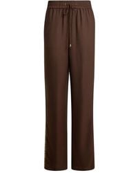 Etro - Drawstring Wide-Leg Trousers - Lyst