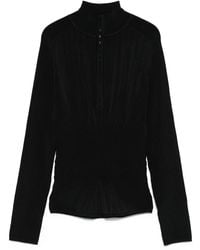 Mugler - Geribbelde Trui - Lyst