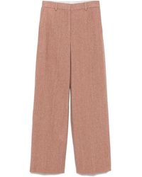Stella McCartney - Mélange-Effect Trousers - Lyst