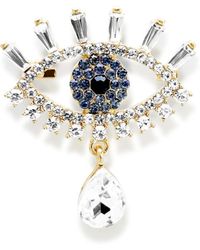 Hzmer Jewelry - Evil Eye Brooch - Lyst