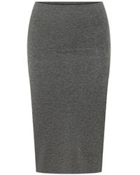 Stella McCartney - Wool Midi Skirt - Lyst