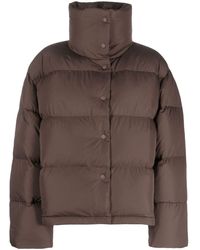 Acne Studios - Logo-print Quilted Jacket - Lyst