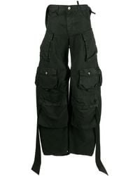 The Attico - Fern Low-Rise Cargo Pants - Lyst