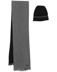 BOSS - Set Aus Mütze Und Schal Mit Logo-Patch - Lyst