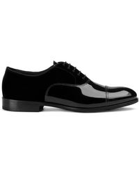 Doucal's - Patent-Finish Leather Oxford Shoes - Lyst