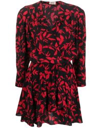 Zadig & Voltaire - Abito Rogers Corto A Fiori - Lyst