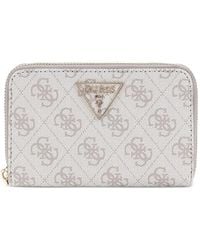 Guess - Laurel Monogram Logo-Plaque Wallet - Lyst