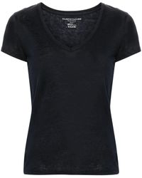 Majestic Filatures - Linen-blend T-shirt - Lyst