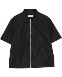 Jil Sander - Zip-Up Short-Sleeve Shirt - Lyst