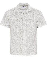 LOJA DAS MEIAS - Leaf-Print Camp-Collar Shirt - Lyst