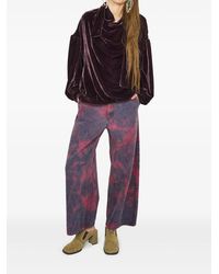 Anntian - Tie-Dye Wide-Leg Jeans - Lyst