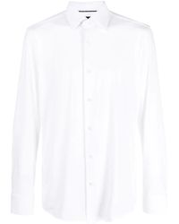 BOSS - Pointed-Collar Long-Sleeve Shirt - Lyst