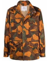 Woolrich - Camouflage-Print Jacket - Lyst