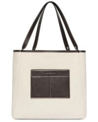 Manière De Voir - Dakota Reversible Leather & Suede Tote Bag - Lyst